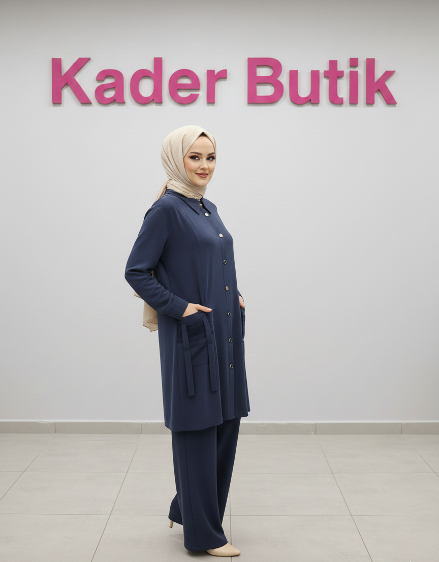 Tensel Cupra pantolonlu takım - Görsel 3