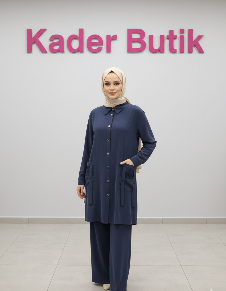 Tensel Cupra pantolonlu takım