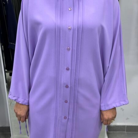 Linda Kumaş Yarasa Kollu Gömlek