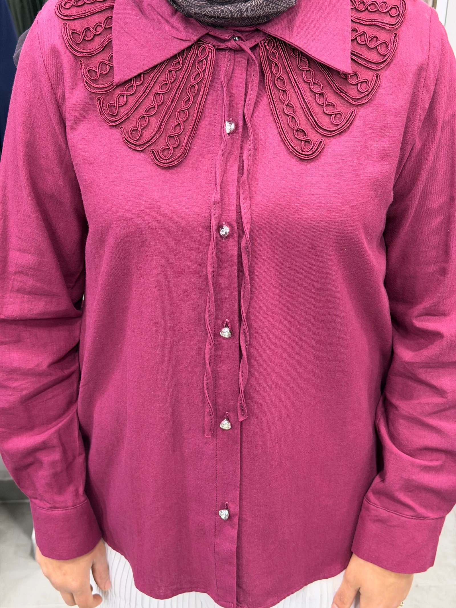 A kalite Keten Gömlek