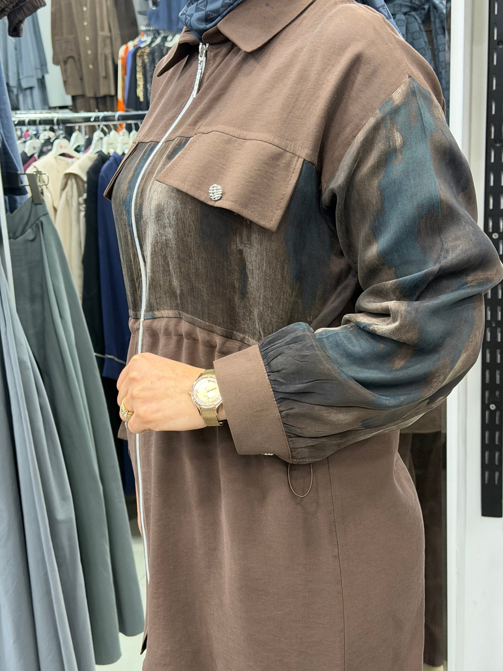 İpek ve Tensel Cupra Karışımılı Pantolonlu Takım - Görsel 3