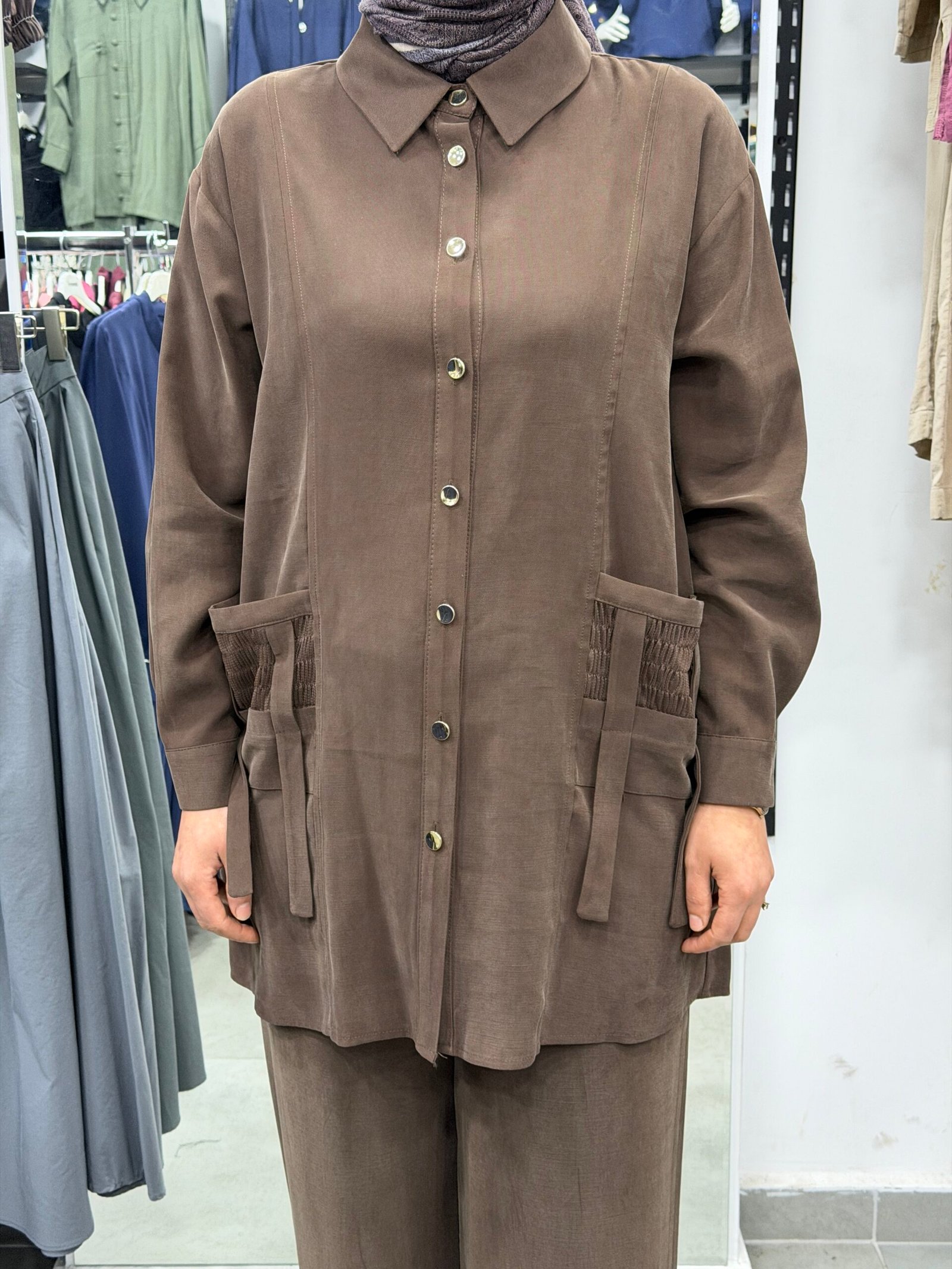 Tensel Cupra pantolonlu takım - Görsel 2