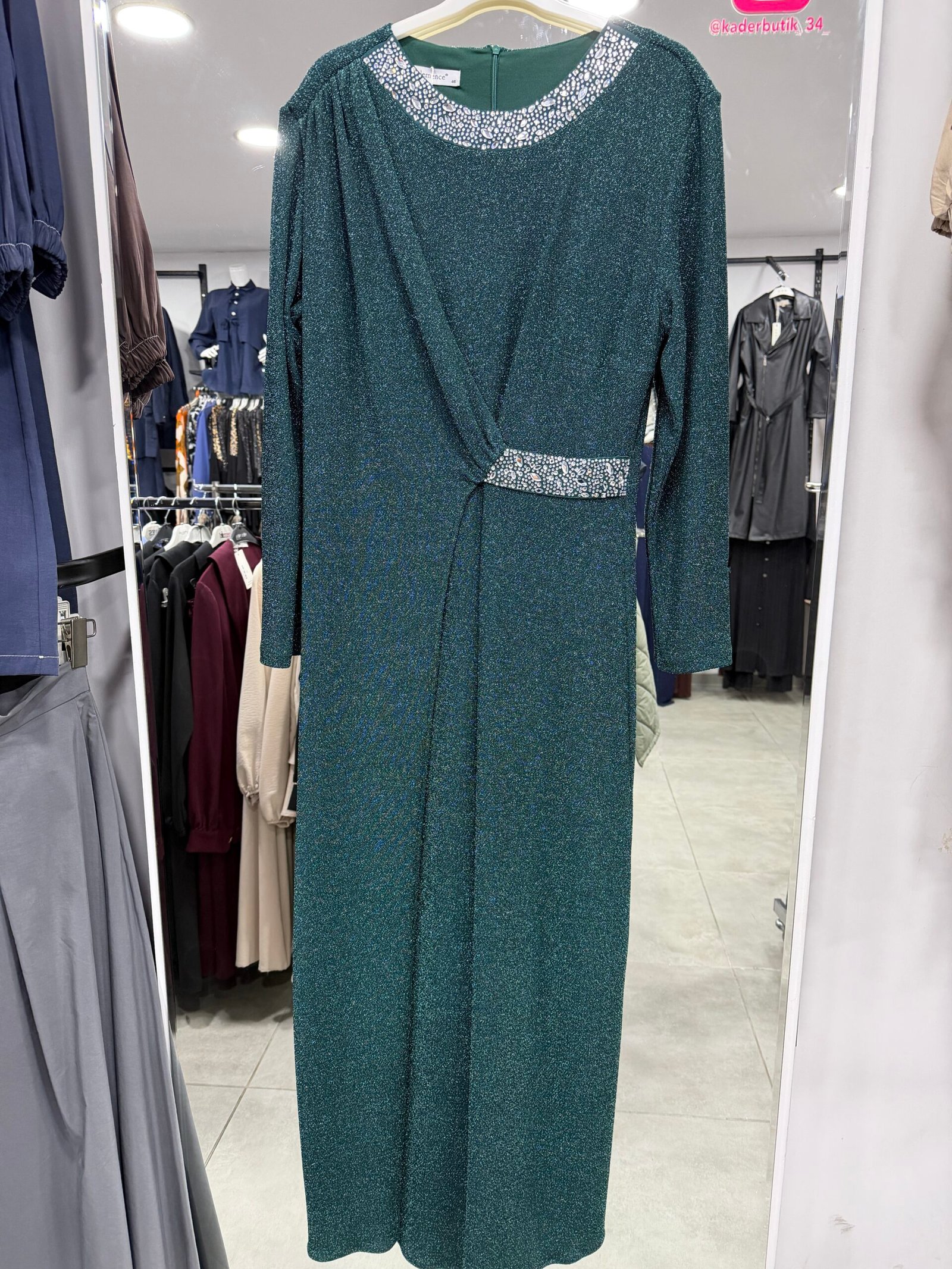 1. Kalite Seul Simli Abiye - Görsel 3