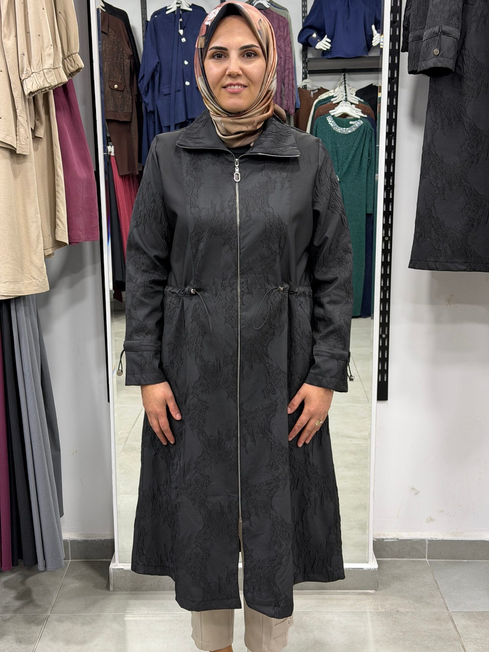 1. Kalite Origami Jakarlı Kap