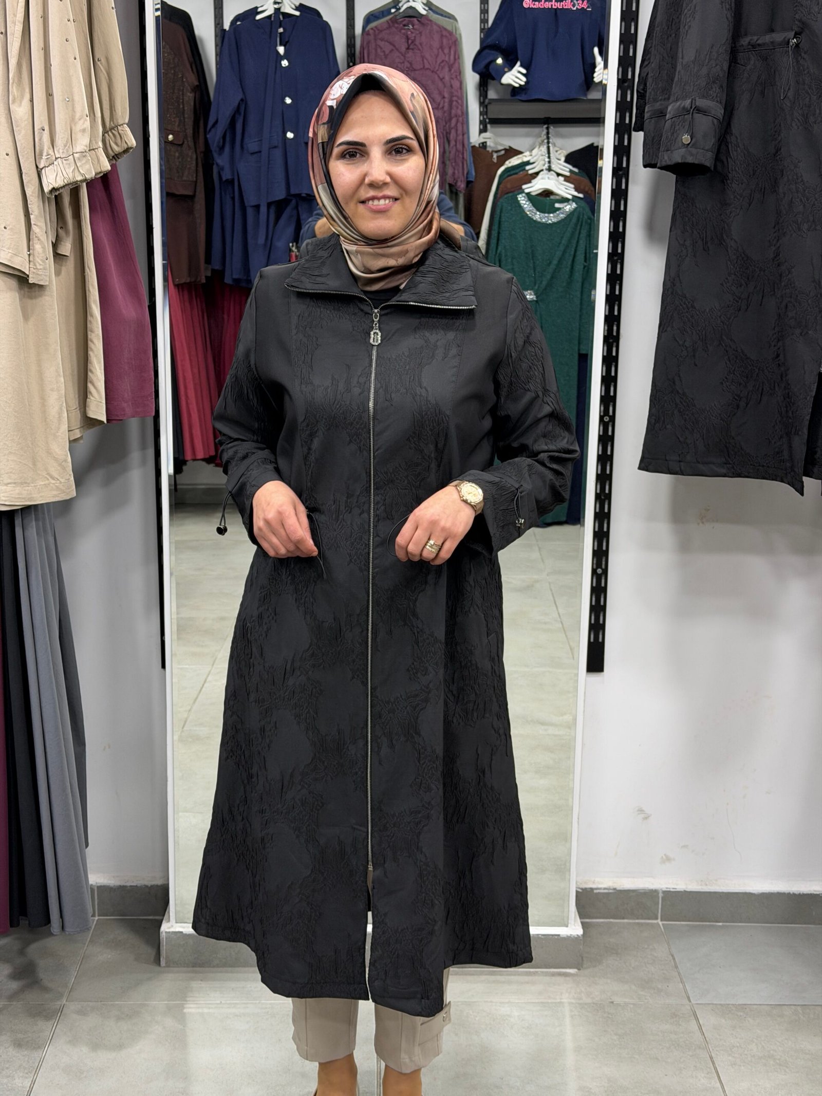 1. Kalite Origami Jakarlı Kap - Görsel 2