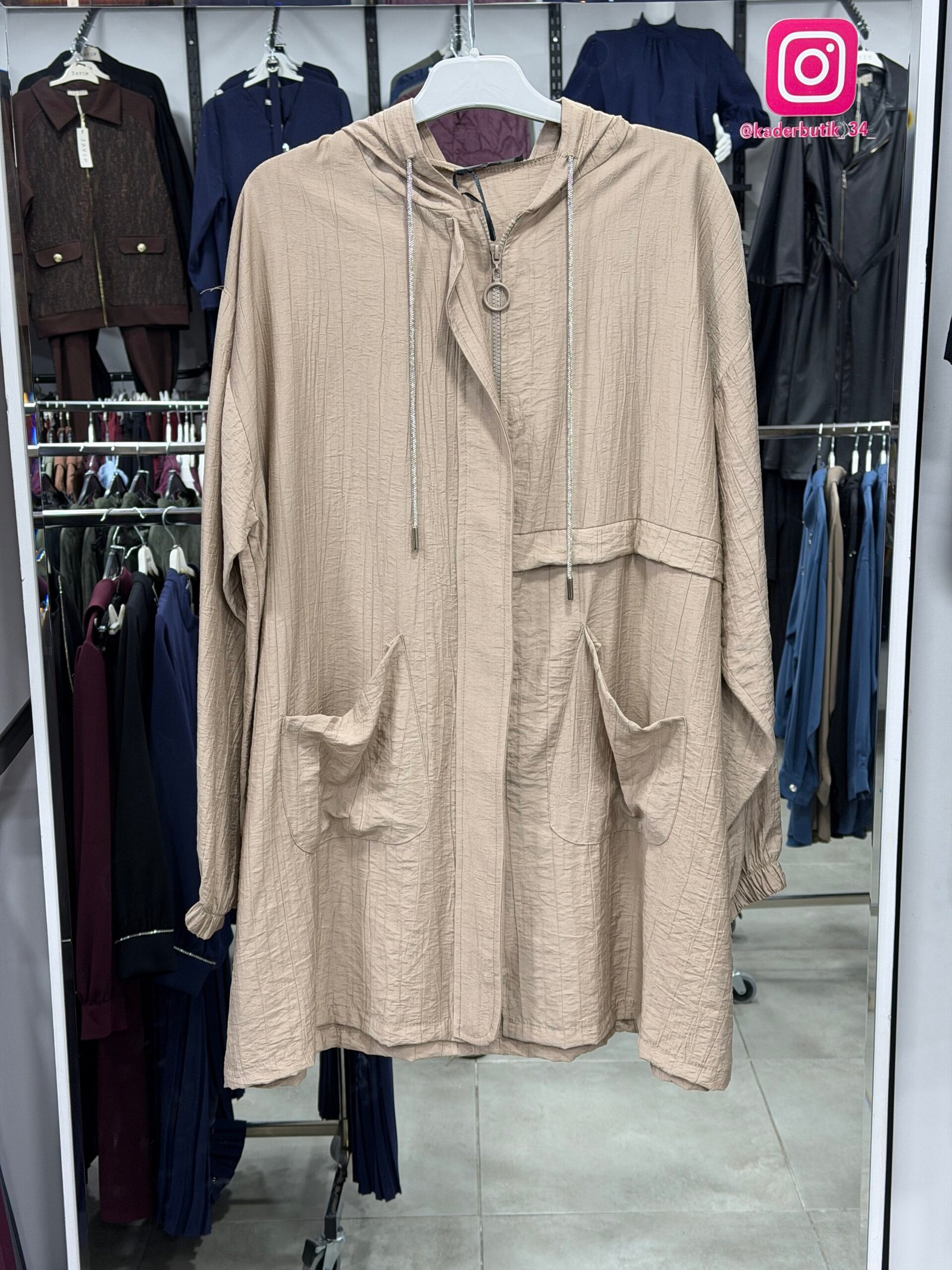 A Kalite Çilek Kumaş Kap - Görsel 3