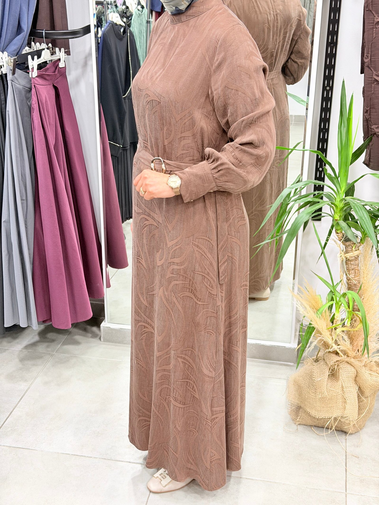 Premium İpek Elbise - Görsel 5