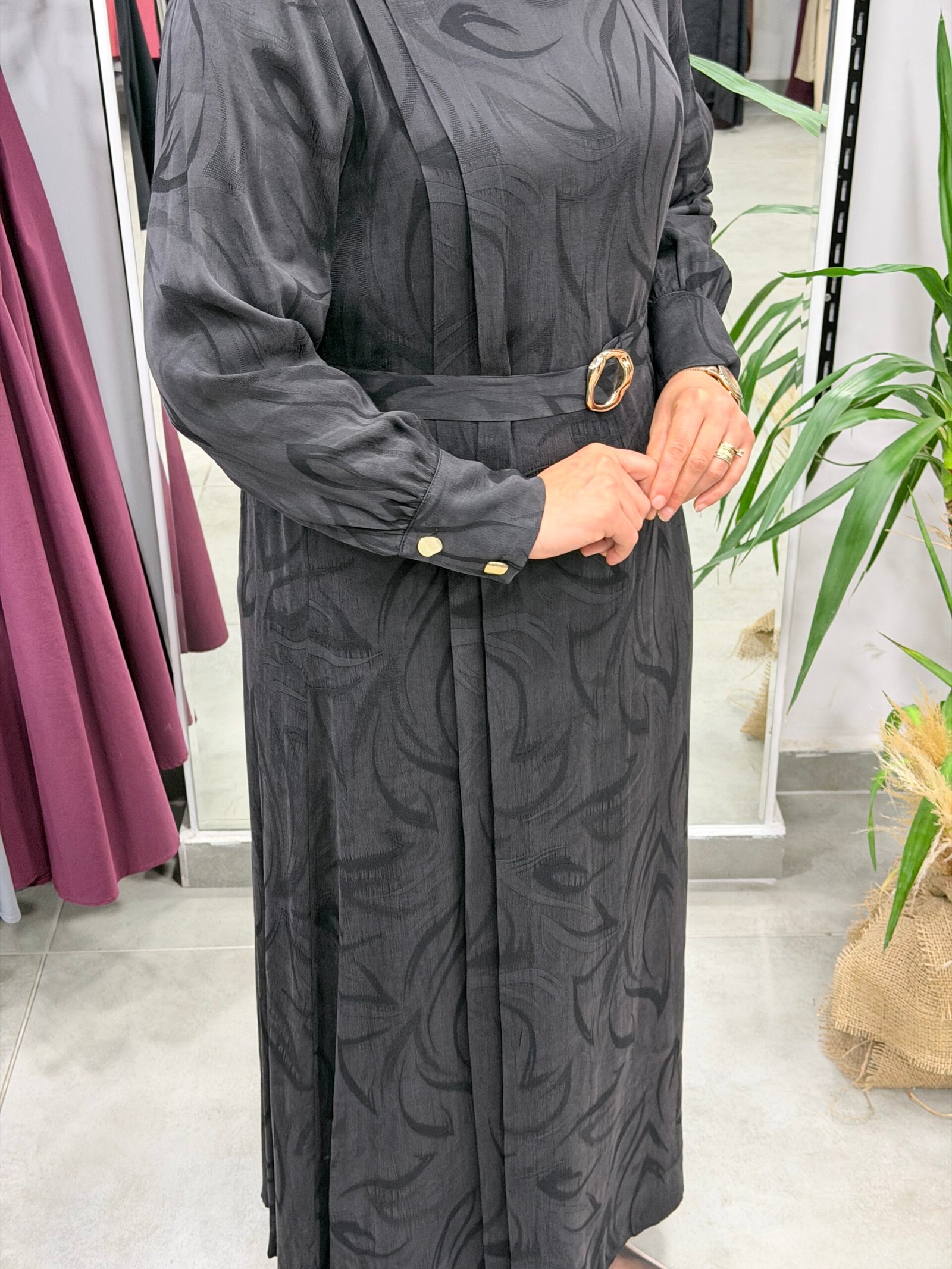 Premium İpek Elbise - Görsel 4