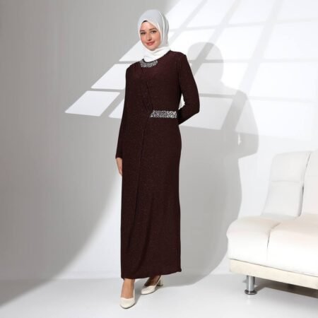 1. Kalite Seul Simli Abiye