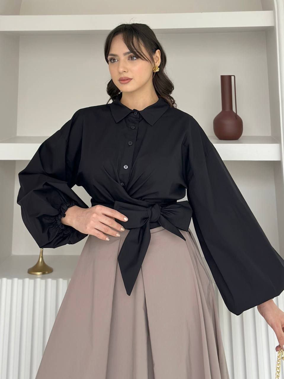 %100 Pamuk Poplin Gömlek - Görsel 6