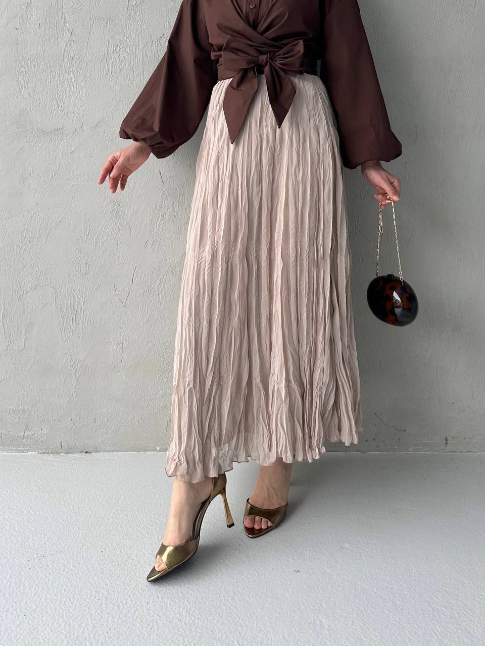 A Kalite Şifon Etek - Görsel 4