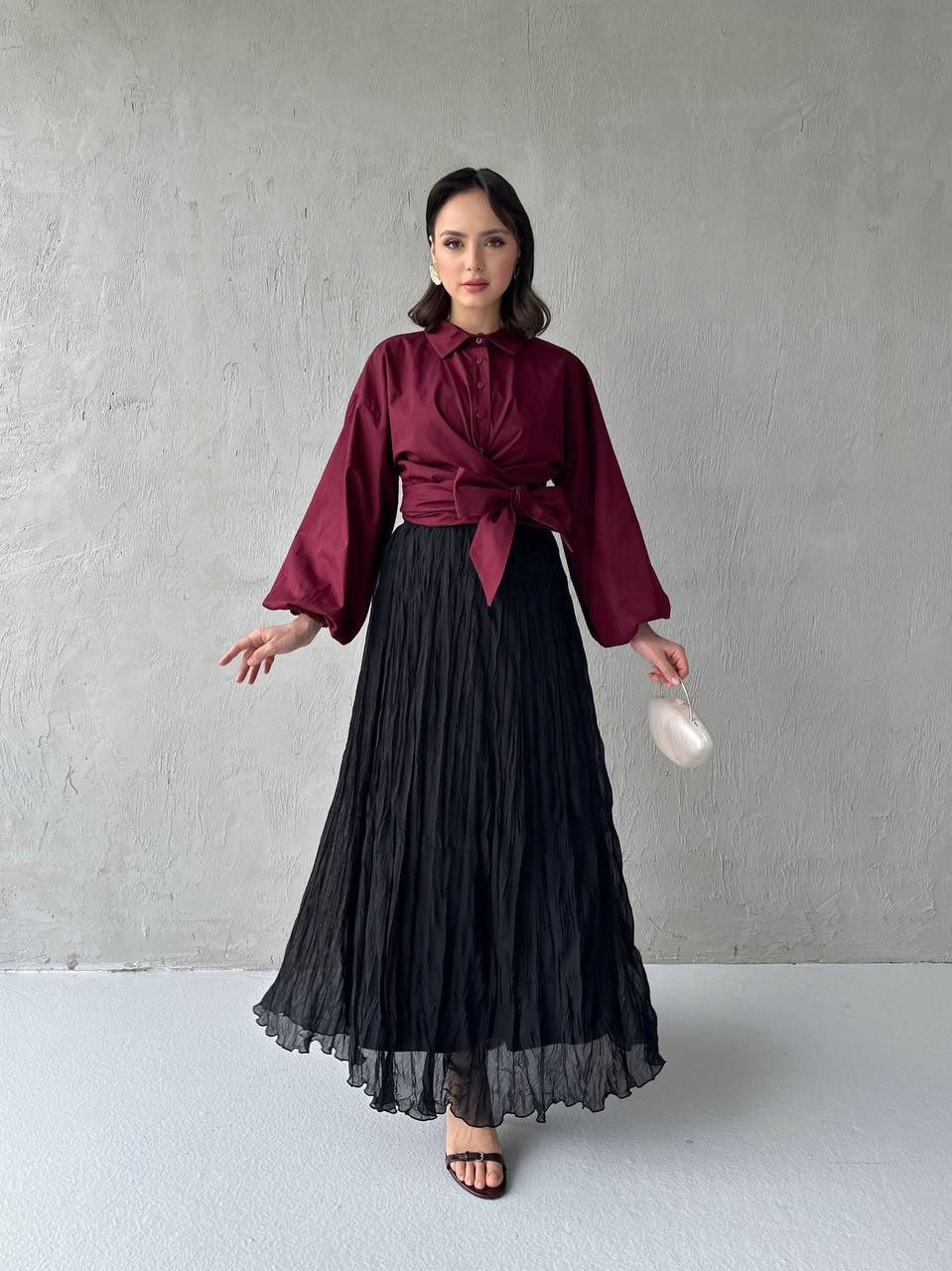 A Kalite Şifon Etek - Görsel 2