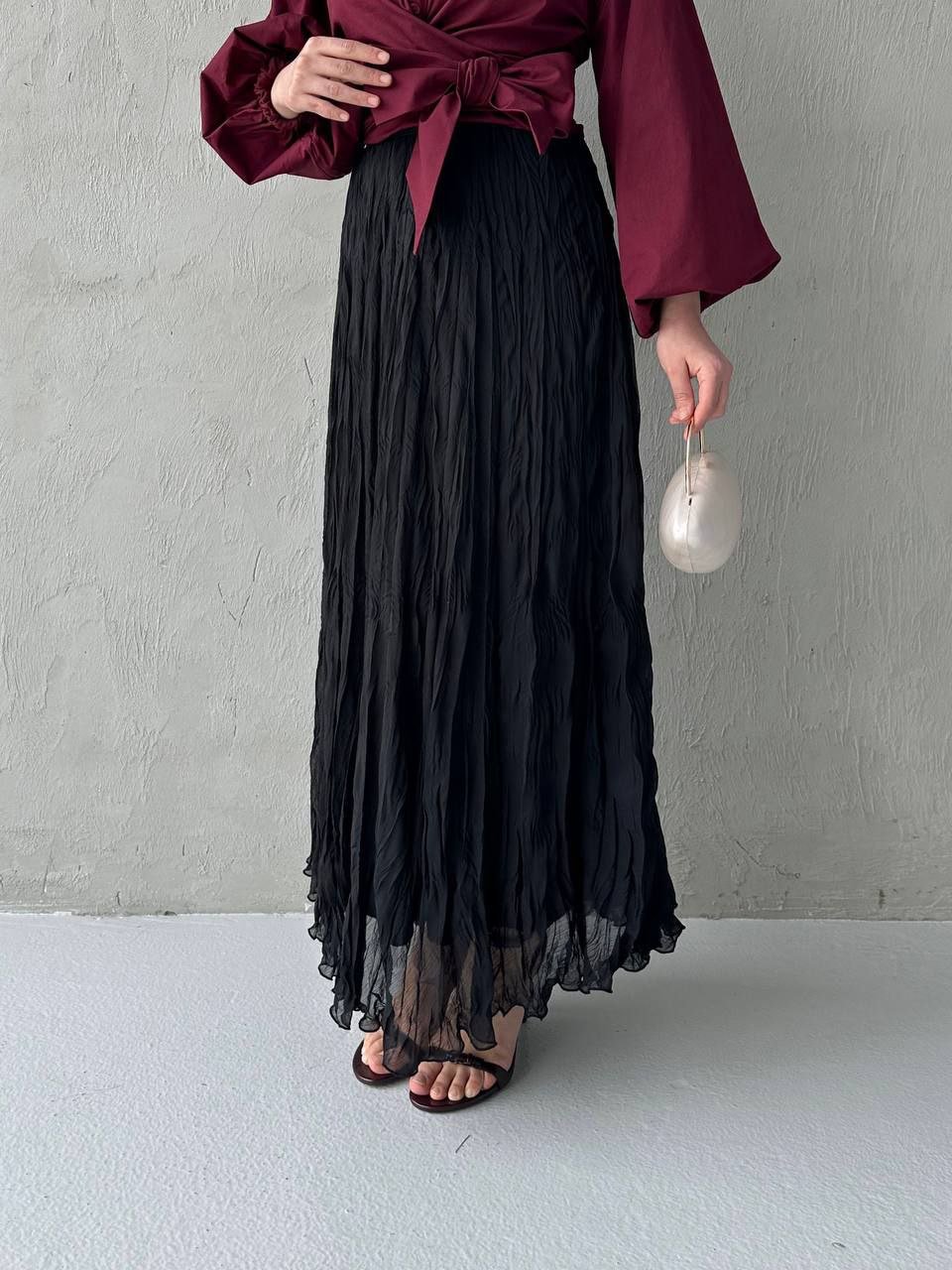 A Kalite Şifon Etek - Görsel 7