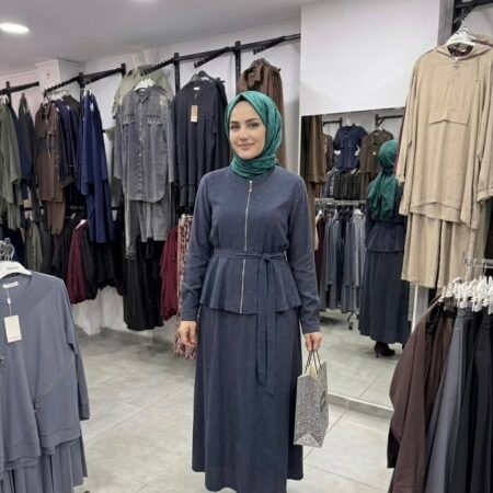 Premium Taş Detaylı Etekli Takım