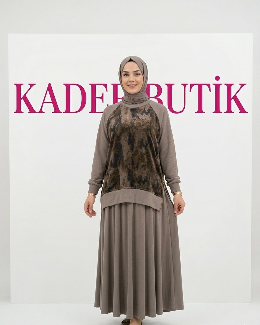 Premium İpek & Pike Karışımlı İkili Takım