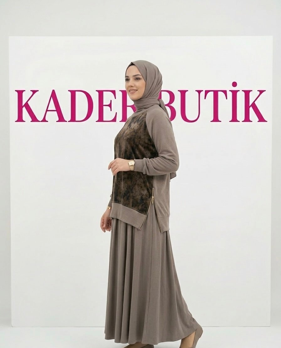 Premium İpek & Pike Karışımlı İkili Takım - Görsel 2