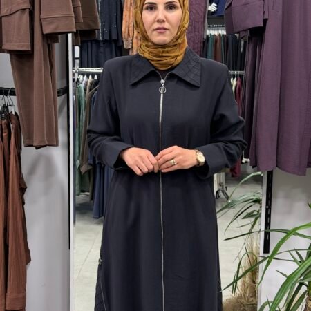 A Kalite Loli Fermuar Detaylı Kap