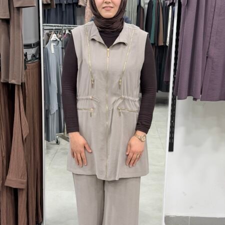 Premium Yelekli pantolonlu Takım