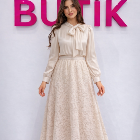 Eteği Pullu Astarlı Yaka Janjan Takım